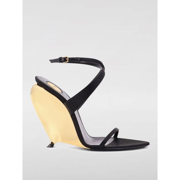 SAINT LAURENT Shoes - Saint Laurent Heeled Sandals Woman Black